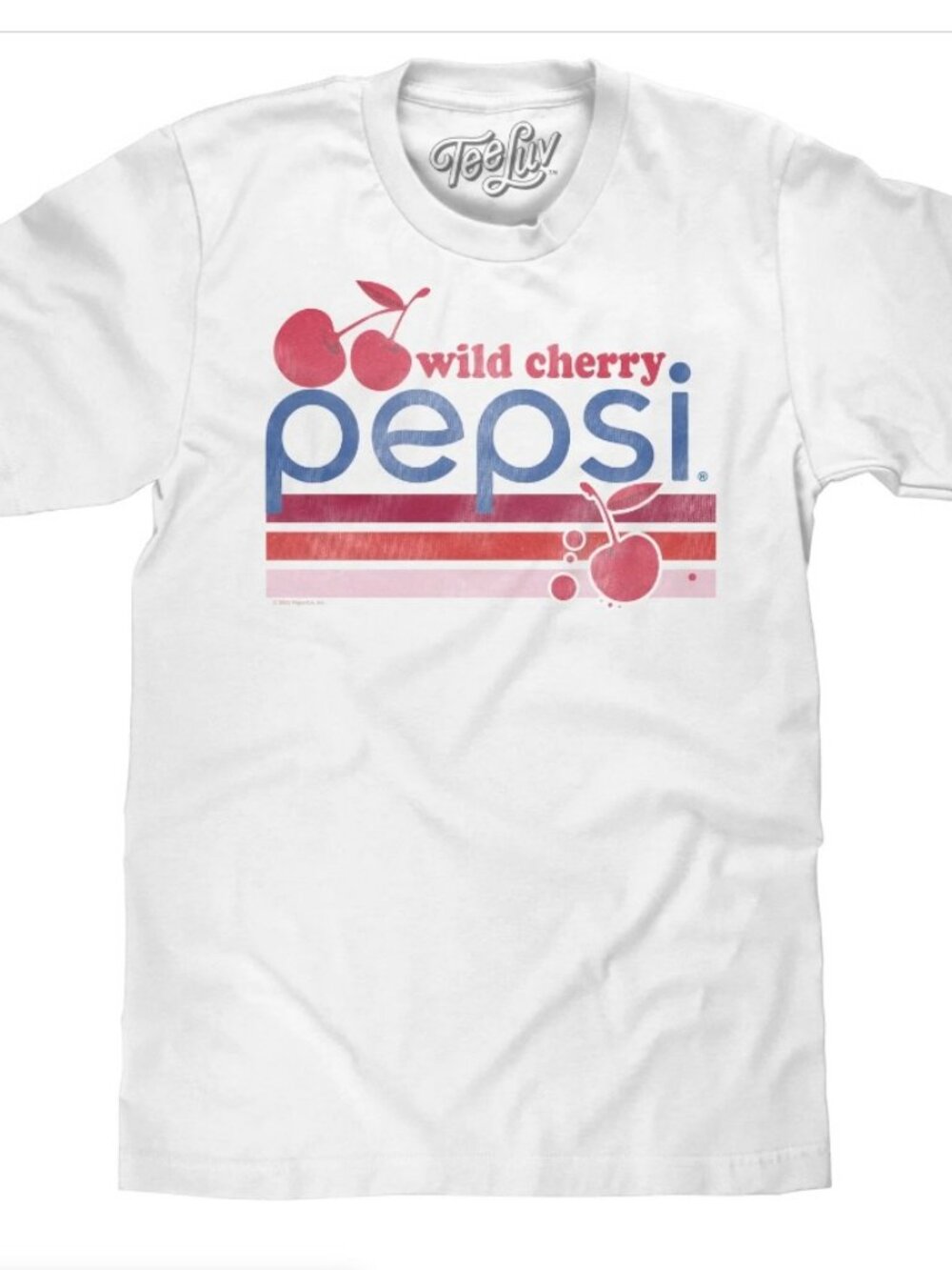 NWT Vintage Wild Cherry Pepsi Logo T-Shirt - White SIZE M / S